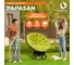 Кресло-качалка Tetchair PAPASAN w 23/01 B / с подушкой / Antique brown (античный черно-коричневый), флок Олива, 23 13754 8