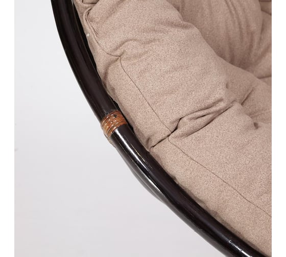 Кресло-качалка Tetchair PAPASAN w 23/01 B / с подушкой / Antique brown (античный черно-коричневый), экошерсть Коричневый, 1811-5 13758