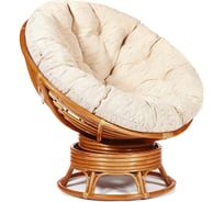 Кресло-качалка Tetchair PAPASAN w 23/01 B / с подушкой / Cognac (коньяк), ткань Старт 5773