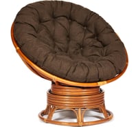 Кресло-качалка Tetchair PAPASAN w 23/01 B / с подушкой / Cognac (коньяк), ткань Коричневый, 3М7-147 13747