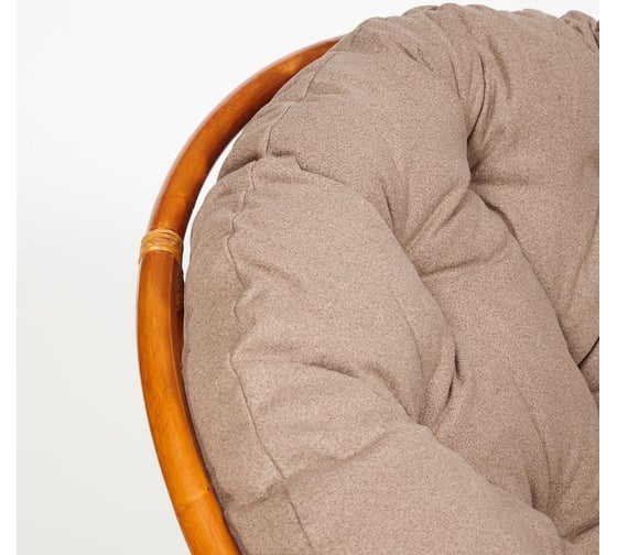 Кресло-качалка Tetchair PAPASAN w 23/01 B / с подушкой / Cognac (коньяк), экошерсть Коричневый, 1811-5 13759