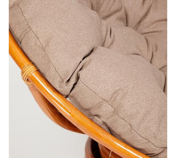 Кресло-качалка Tetchair PAPASAN w 23/01 B / с подушкой / Cognac (коньяк), экошерсть Коричневый, 1811-5 13759