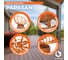 Кресло-качалка Tetchair PAPASAN w 23/01 B / с подушкой / Cognac (коньяк), экошерсть Коричневый, 1811-5 13759 3