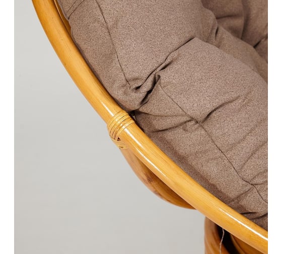 Кресло-качалка Tetchair "PAPASAN" w 23/01 B / с подушкой / Honey (мед), экошерсть Коричневый, 1811-5 13760