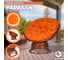 Кресло-качалка Tetchair "PAPASAN" w 23/01 B / с подушкой / Pecan (орех), ткань Оранжевый, С 23 13753 2