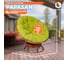 Кресло-качалка Tetchair "PAPASAN" w 23/01 B / с подушкой / Pecan (орех), флок Олива, 23 13757 5