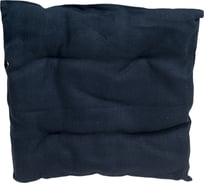 Сидушка на стул Этель Minimalist design 42x42 см, синий, 100% лен, 415 г/м2 10300788