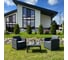 Комплект садовой мебели Royal Family LANA XS, графит 836-81-71 1