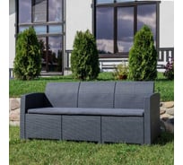 Трехместный садовый диван Royal Family LANA, графит 833-81-71