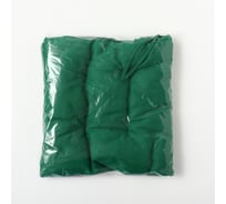 Сидушка на стул Этель New year collection 42x42 см, цв.зеленый, 100% хлопок, саржа 190 г/м2 10472211
