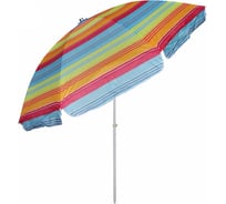 Зонт пляжный Добросад "Радужные мгновения" D=240 см, h=220 см, с механизмом наклона 835-742