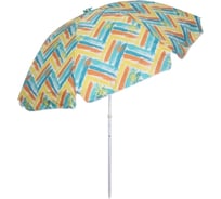 Зонт пляжный Добросад D=300 см, h=240 см, "Принт АРТ10025-4", с наклоном и покрытием от нагрева 835-976