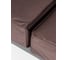 Диван садовый Callisto mobili Лагуна из алюминия трехместный открытый без подлокотников, шоколад/антрацит G401.11Е04 11