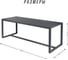 Стол садовый Callisto mobili Callisto giardino обеденный из алюминия G001.2E 220x84x77 см G001.2Е11 3