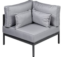 Угловой элемент дивана Callisto mobili Callisto giardino из алюминия с подушками G401.10Е10