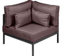 Угловой элемент дивана Callisto mobili Callisto giardino из алюминия с подушками G401.10Е04