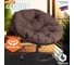Кресло Tetchair CLOUDE HOME рогожка/металл, 97x98x90-96 см, коричневый 3М7-147 21616 2
