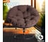 Кресло Tetchair CLOUDE HOME рогожка/металл, 97x98x90-96 см, коричневый 3М7-147 21616 7