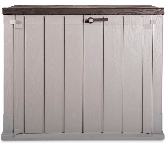 Пластиковый ящик TOOMAX Wood Style 842 л серый/коричневый Z090T039