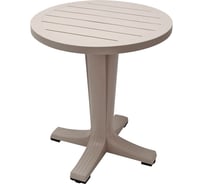 Стол Элластик-Пласт Прованс, круглый, 65см, grey серый, ЭП 405340гр