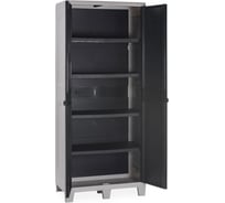 Уличный глубокий двухдверный шкаф TOOMAX WOODY'S XL 4 полки, антрацит Z077R032