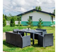 Комплект садовой мебели Royal Family GRAND LANA DINING L, графит 845-850-81-71