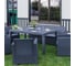 Комплект садовой мебели Royal Family LANA DINING L, графит 839-850-81-71 5