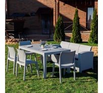 Комплект садовой мебели Royal Family JULY XL, светло-серый 833-857-71-71