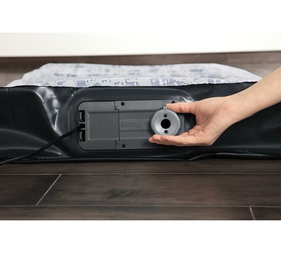 Надувной матрас с подголовником Bestway Fashion Flock 99х188х30см 67834 BW 009010