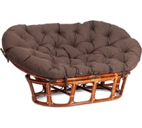 Диван Tetchair MAMASAN/МАМАСАН 23/02 W с подушкой 182x119 см, 169x102x80 см, Cognac (коньяк), ткань, коричневый, 3М7-147 24254