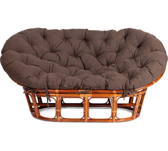 Диван Tetchair MAMASAN/МАМАСАН 23/02 W с подушкой 182x119 см, 169x102x80 см, Cognac (коньяк), ткань, коричневый, 3М7-147 24254