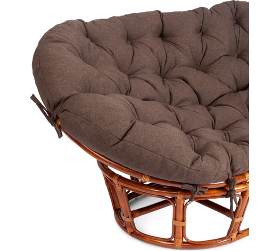 Диван Tetchair MAMASAN/МАМАСАН 23/02 W с подушкой 182x119 см, 169x102x80 см, Cognac (коньяк), ткань, коричневый, 3М7-147 24254