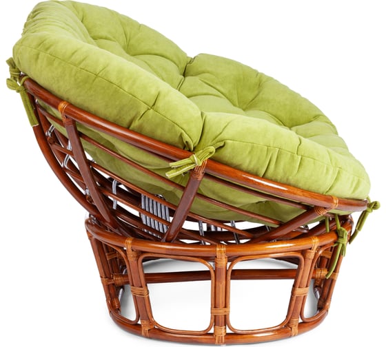 Диван Tetchair MAMASAN/МАМАСАН 23/02 W с подушкой 182x119 см, 169x102x80 см, Cognac (коньяк), флок, олива, 23 24252