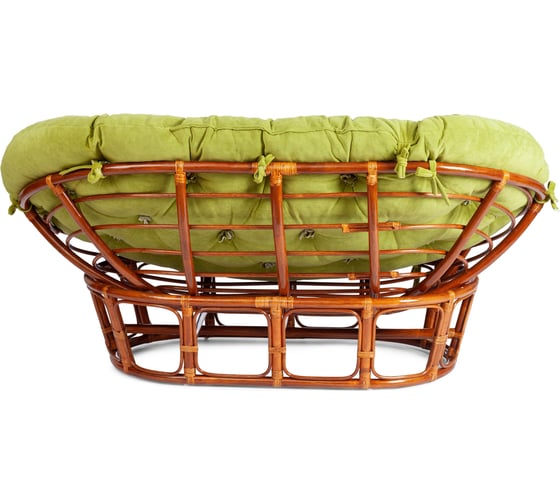 Диван Tetchair MAMASAN/МАМАСАН 23/02 W с подушкой 182x119 см, 169x102x80 см, Cognac (коньяк), флок, олива, 23 24252
