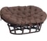 Диван Tetchair MAMASAN/МАМАСАН 23/02 W с подушкой 182x119 см, 169x102x80 см, Antique brown (античный черно-коричневый), ткань, коричневый, 3М7 24256 1