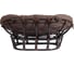 Диван Tetchair MAMASAN/МАМАСАН 23/02 W с подушкой 182x119 см, 169x102x80 см, Antique brown (античный черно-коричневый), ткань, коричневый, 3М7 24256 4