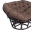 Диван Tetchair MAMASAN/МАМАСАН 23/02 W с подушкой 182x119 см, 169x102x80 см, Antique brown (античный черно-коричневый), ткань, коричневый, 3М7 24256 5