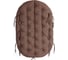 Диван Tetchair MAMASAN/МАМАСАН 23/02 W с подушкой 182x119 см, 169x102x80 см, Antique brown (античный черно-коричневый), ткань, коричневый, 3М7 24256 16