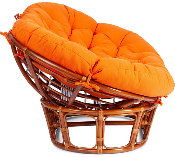 Диван Tetchair MAMASAN/МАМАСАН 23/02 W с подушкой 182x119 см, 169x102x80 см, Cognac (коньяк), ткань, оранжевый, С 23 24253
