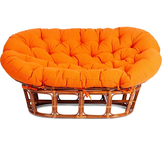 Диван Tetchair MAMASAN/МАМАСАН 23/02 W с подушкой 182x119 см, 169x102x80 см, Cognac (коньяк), ткань, оранжевый, С 23 24253