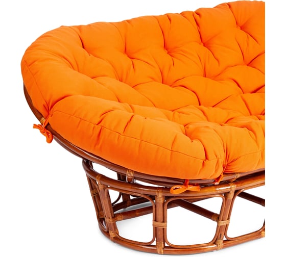 Диван Tetchair MAMASAN/МАМАСАН 23/02 W с подушкой 182x119 см, 169x102x80 см, Cognac (коньяк), ткань, оранжевый, С 23 24253
