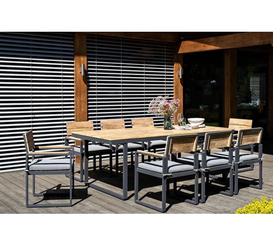 Обеденная группа из алюминия Joygarden TOPA XL 15484/15485