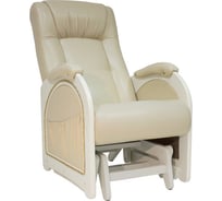 Кресло-глайдер Комфорт Модель 48, дуб шампань, кожзам Polaris Beige 65663