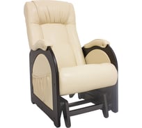 Кресло-глайдер Комфорт Модель 48 без лозы, венге, кожзам Polaris Beige 66486