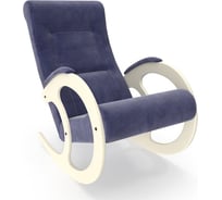 Кресло-качалка Комфорт Модель 3, дуб шампань, ткань Verona Denim Blue 63140