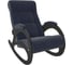Кресло-качалка Комфорт Модель 4 без лозы, орех, ткань Verona Denim Blue 83452 1