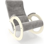 Кресло-качалка Комфорт Модель 3, дуб шампань, ткань Verona Light Grey 63171