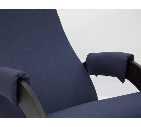 Кресло-качалка Комфорт Модель 67М, венге, ткань Verona Denim Blue 31491