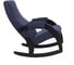 Кресло-качалка Комфорт Модель 67М, венге, ткань Verona Denim Blue 31491 2