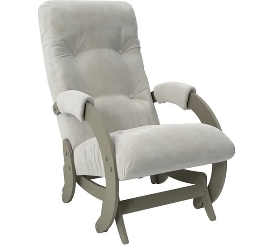 Кресло-глайдер Комфорт Модель 68, серый ясень, ткань Verona Light Grey 66028 1